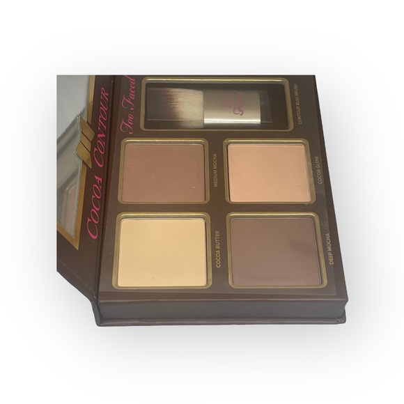 VHTF: new Too Faced ㋛ Cocoa Contour Face Palette Kit ㋛ Baby Buki Brush ㋛ 4 Color - Picture 9 of 16